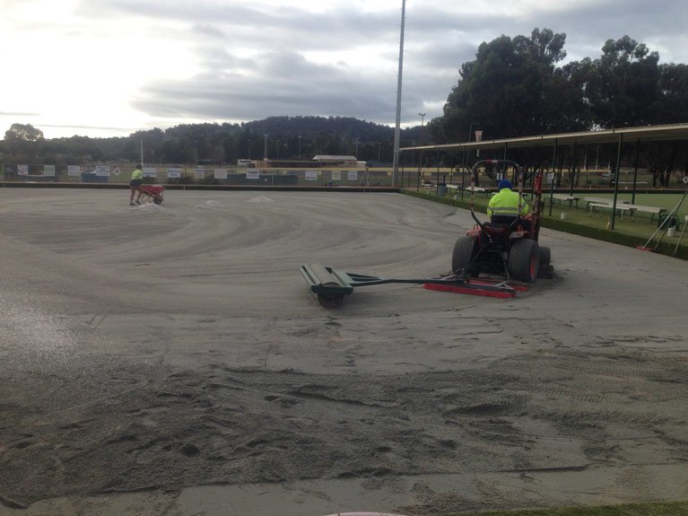 bowling green being leveled