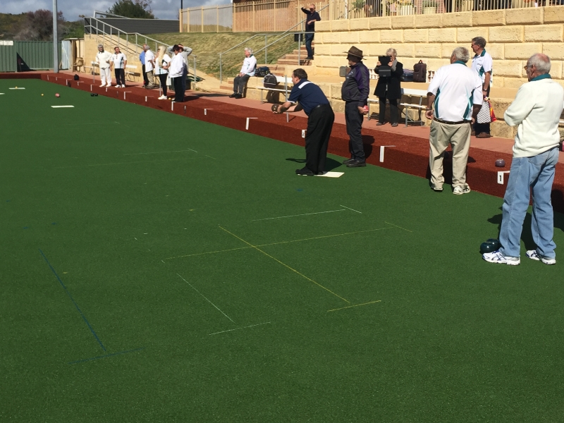 Lawn Bowls with Artificial Grass