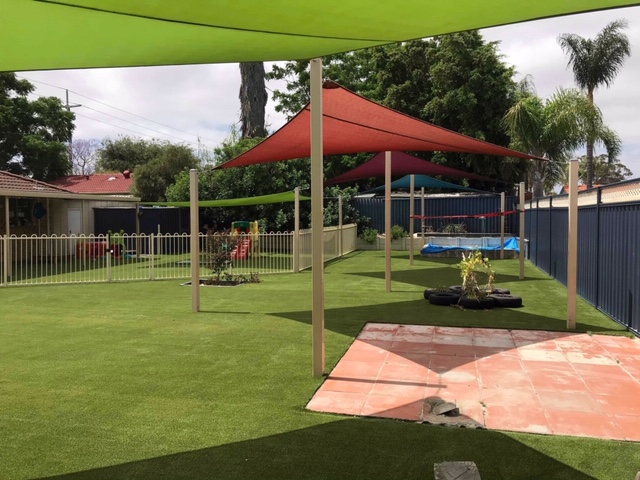 Synthetic Grass & Softfall Rubber For Childcare Centres - Green Planet Grass