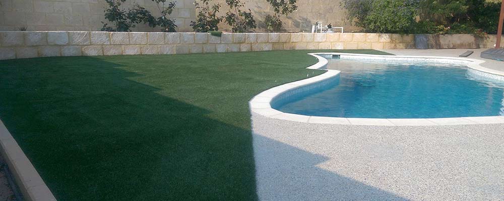 Artificial Grass for Swimming Pool Areas