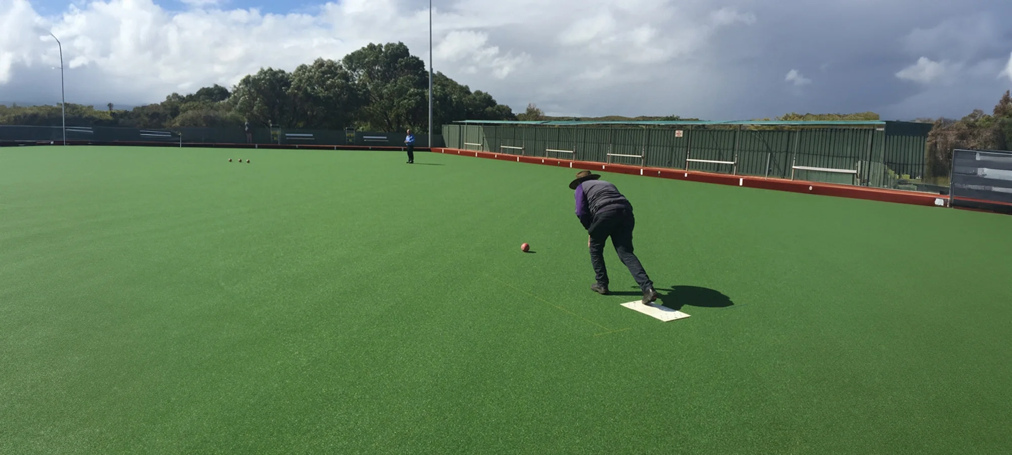 Synthetic-Grass-for-Bowling-Greens-ExcelUltraMax Excel Ultra Max synthetic bowling green surface with dense 36-stitch pattern