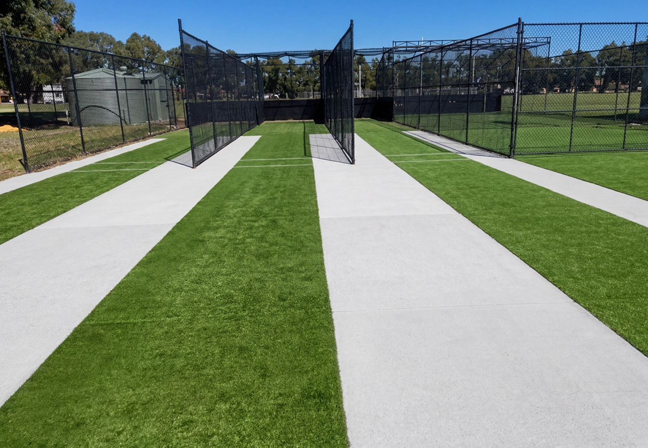 Synthetic cricket practice wicket and net facility in Perth