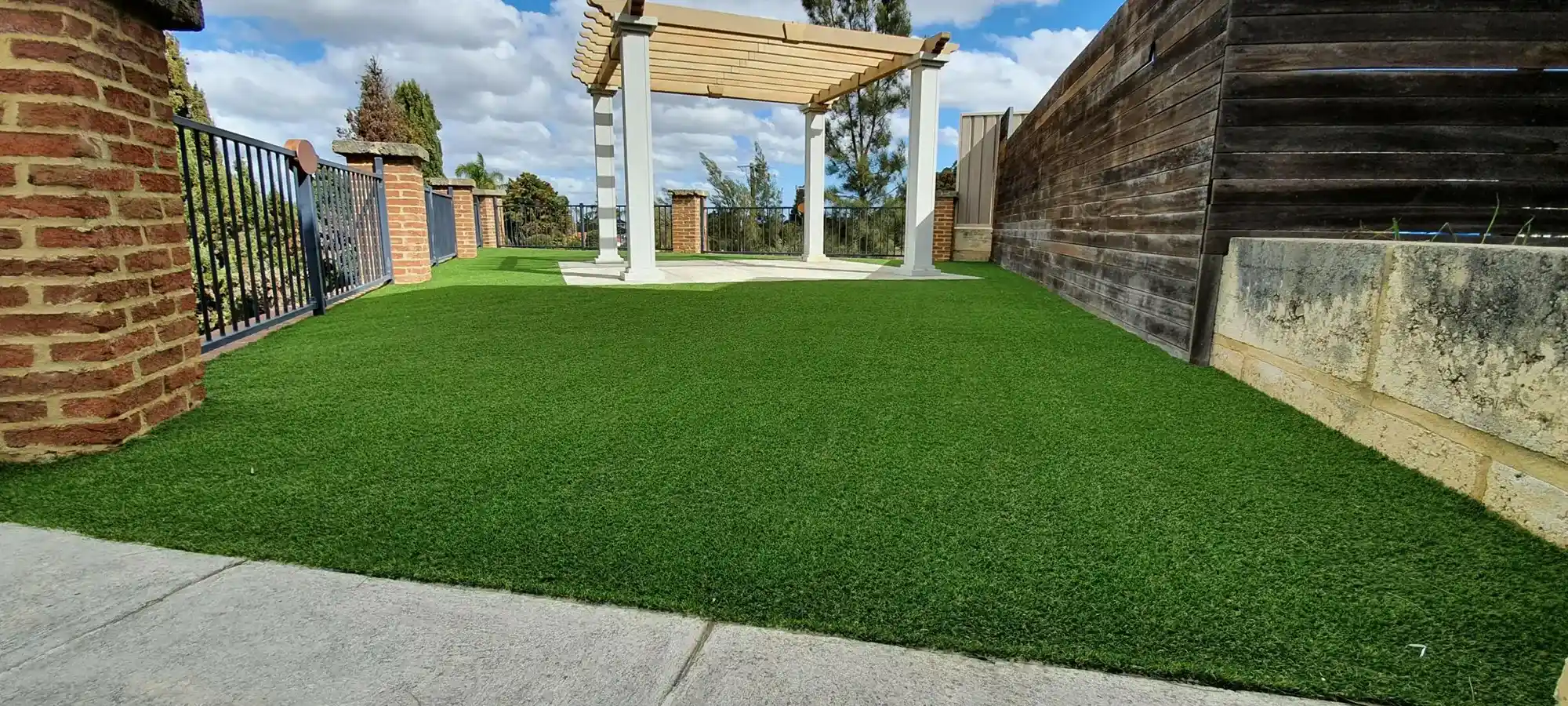 Artificial Grass Gallery artificial turf commercial streetscape median Perth